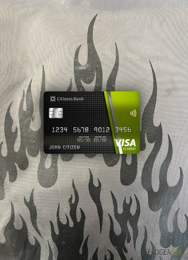 USA Citizens Bank Visa carte classique photolook recto